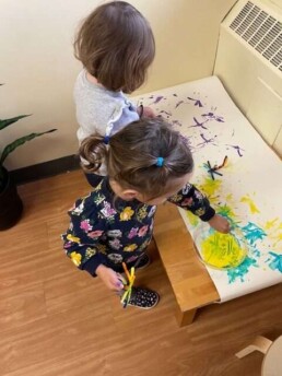 Lyonsgate Montessori School Toddler students created