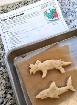 Lyonsgate Montessori School Elementary students' sugar cookie creations.