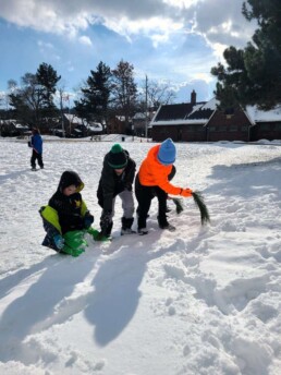 Lyonsgate Montessori School Elementary students 