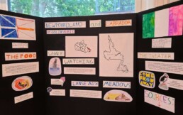 A Lyonsgate Montessori School Elementary student created a Canadian province project.